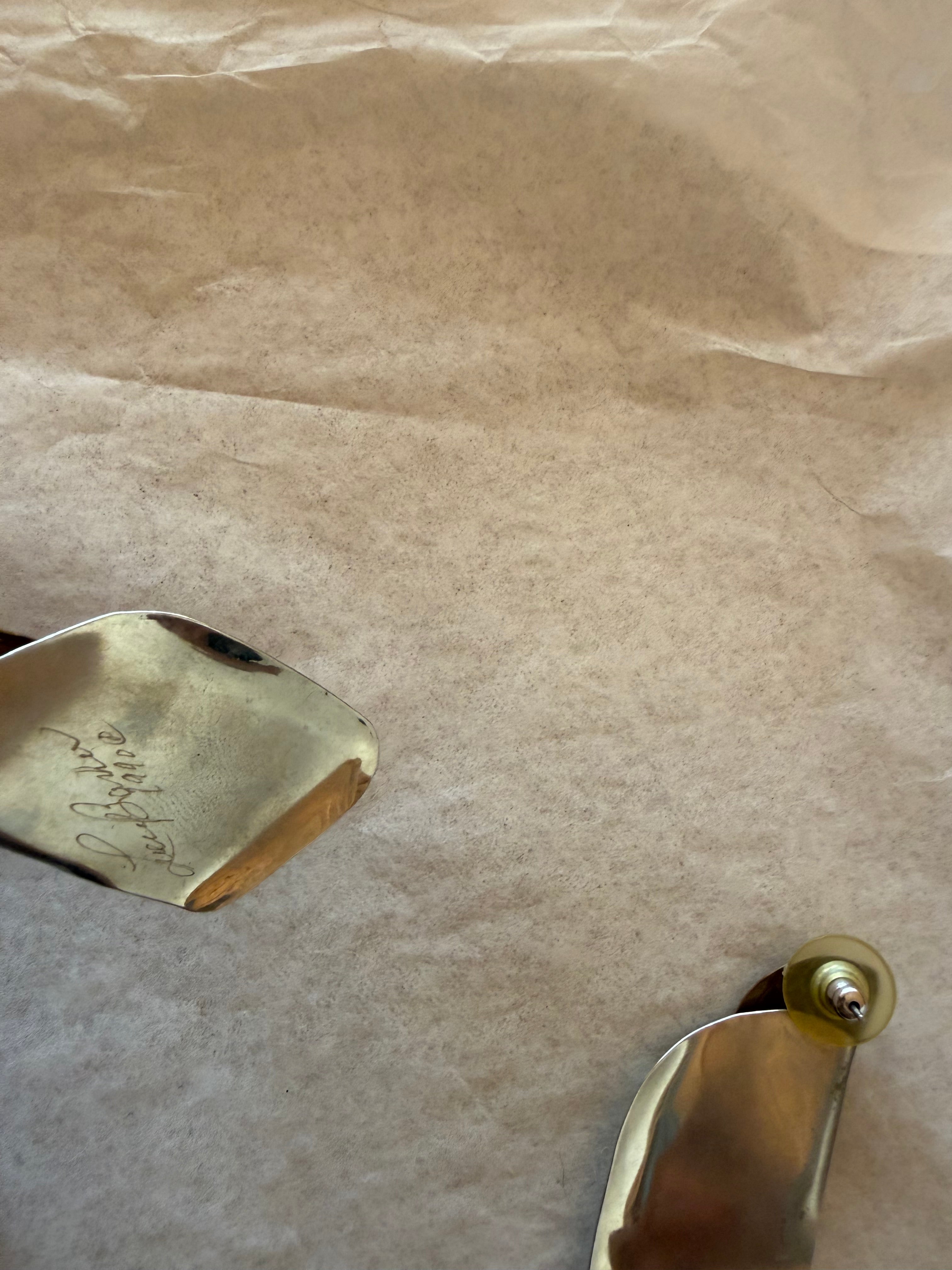 Dual Tone Earrings