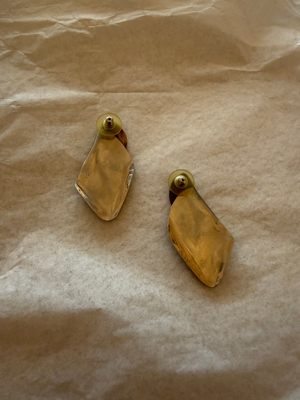 Dual Tone Earrings