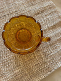 Fostoria Amber Coin Dish
