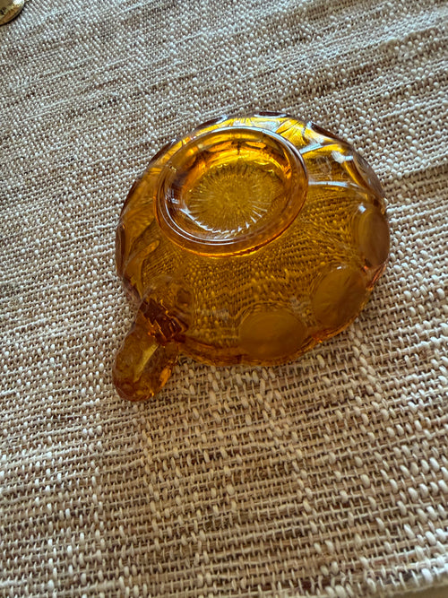 Fostoria Amber Coin Dish